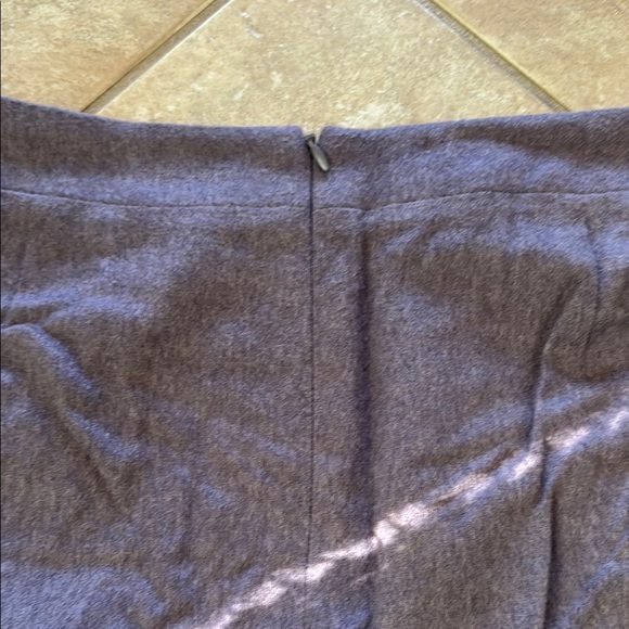 Anne Klein Purple Midi Pencil Skirt Cut Out Design - Picture 4 of 4